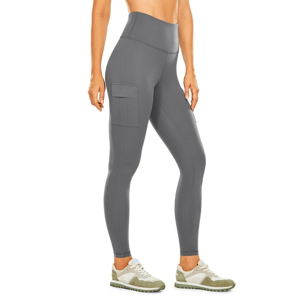 Brushed Yoga Pants 7/8 Workout Leggings with Pockets CRZ YOGA Womens Naked Feeling Soft Cargo Leggings 25 Inches Brushed Yoga Pants 7/8 Workout Leggings with Pockets CRZ YOGA Womens Naked Feeling Soft Cargo Leggings 25 Inches